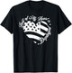 Half Of My Heart Is Deployed Husband Wife Deployment Gifts T-Shirt - T-Shirt | Black