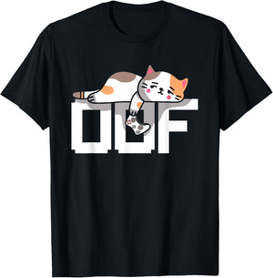 Oof Gamer Meme Noob Internet Culture Gamer Cat Men Women Girls Kids T-Shirt - T-Shirt | Black
