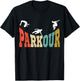 Parkour Parcour Kids Boys T-Shirt - T-Shirt | Black
