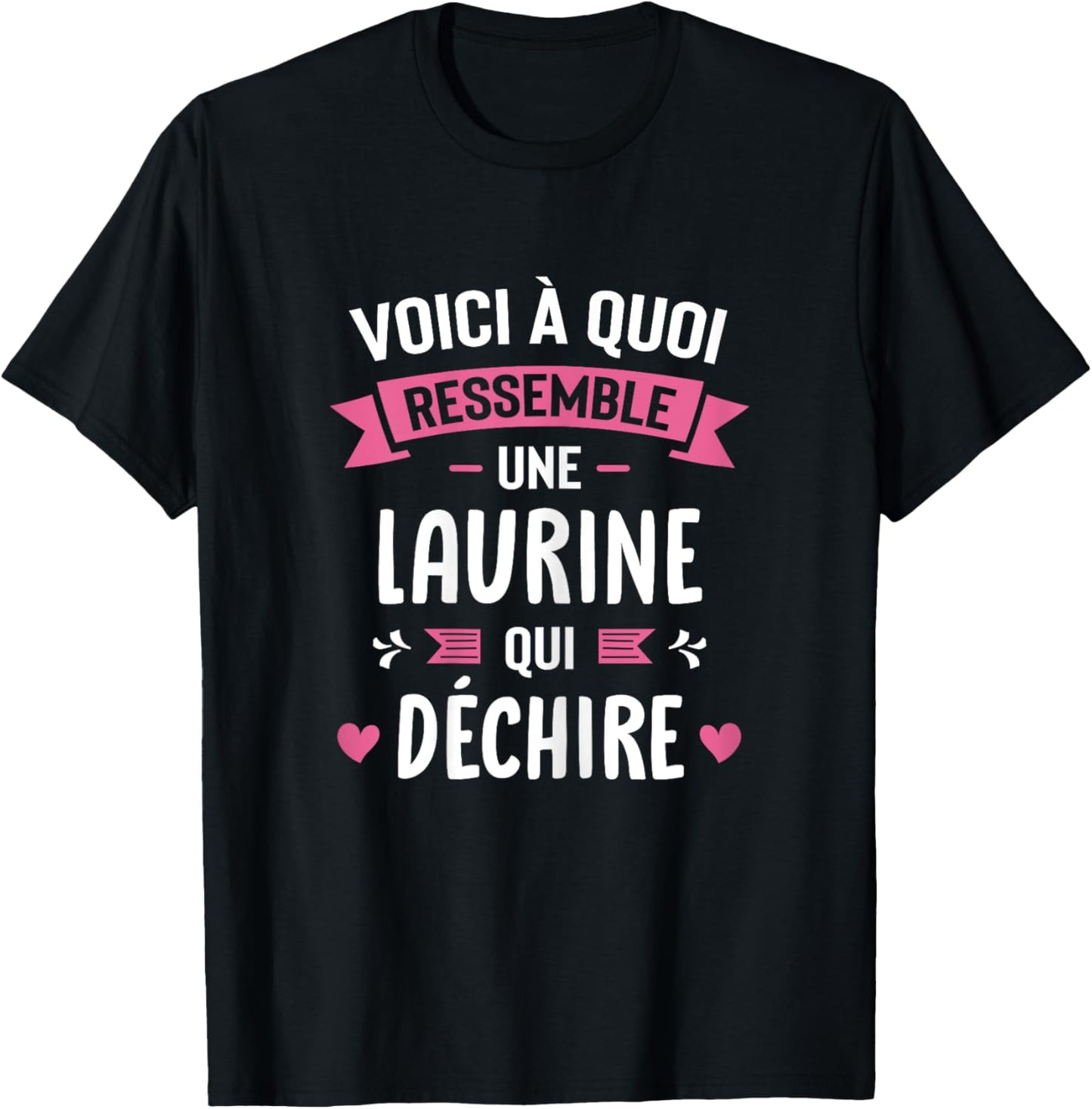 Laurine Qui Déchire T-Shirt - T-Shirt | Black