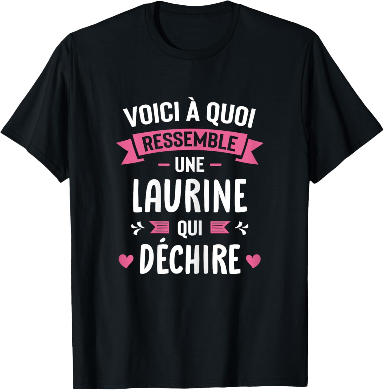 Laurine Qui Déchire T-Shirt - T-Shirt | Black