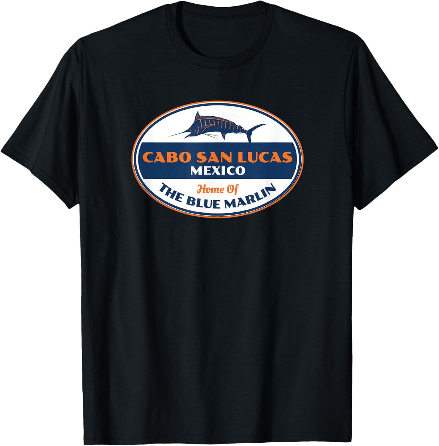 Cabo San Lucas Mexico Fishing T-Shirt - T-Shirt | Black