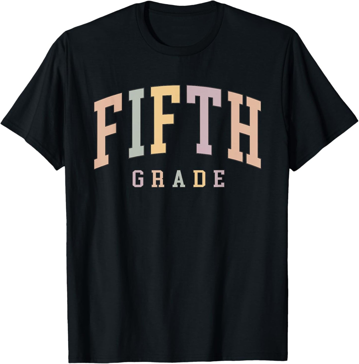 Vintage Fifth Grade Teacher Back To School Students Women T-Shirt - T-Shirt | Black