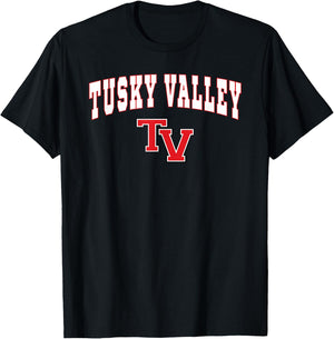 Tuscarawas Valley High School Trojans T-Shirt - T-Shirt | Black