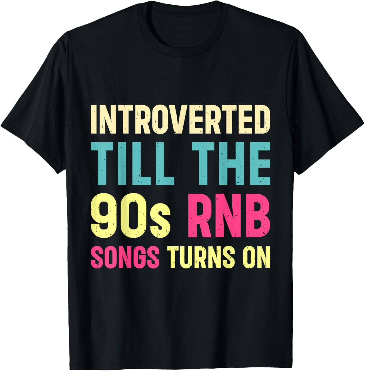 R&B Artist girls Vintage 90 s r and b graphic T-Shirt - T-Shirt | Black
