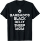 Sheep Farmer Mom Mother - Breeder Barbados Black Belly Sheep T-Shirt - T-Shirt | Black