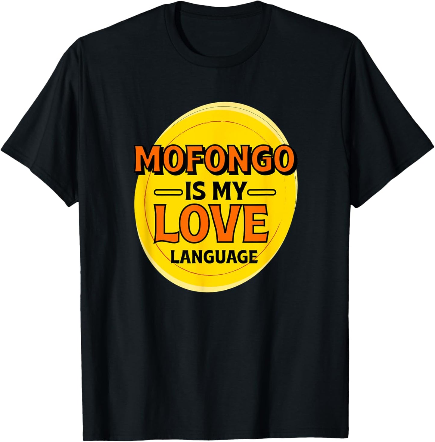 Mofongo is My Love Language Mangu Foodie Puerto Rican Food T-Shirt - T-Shirt | Black
