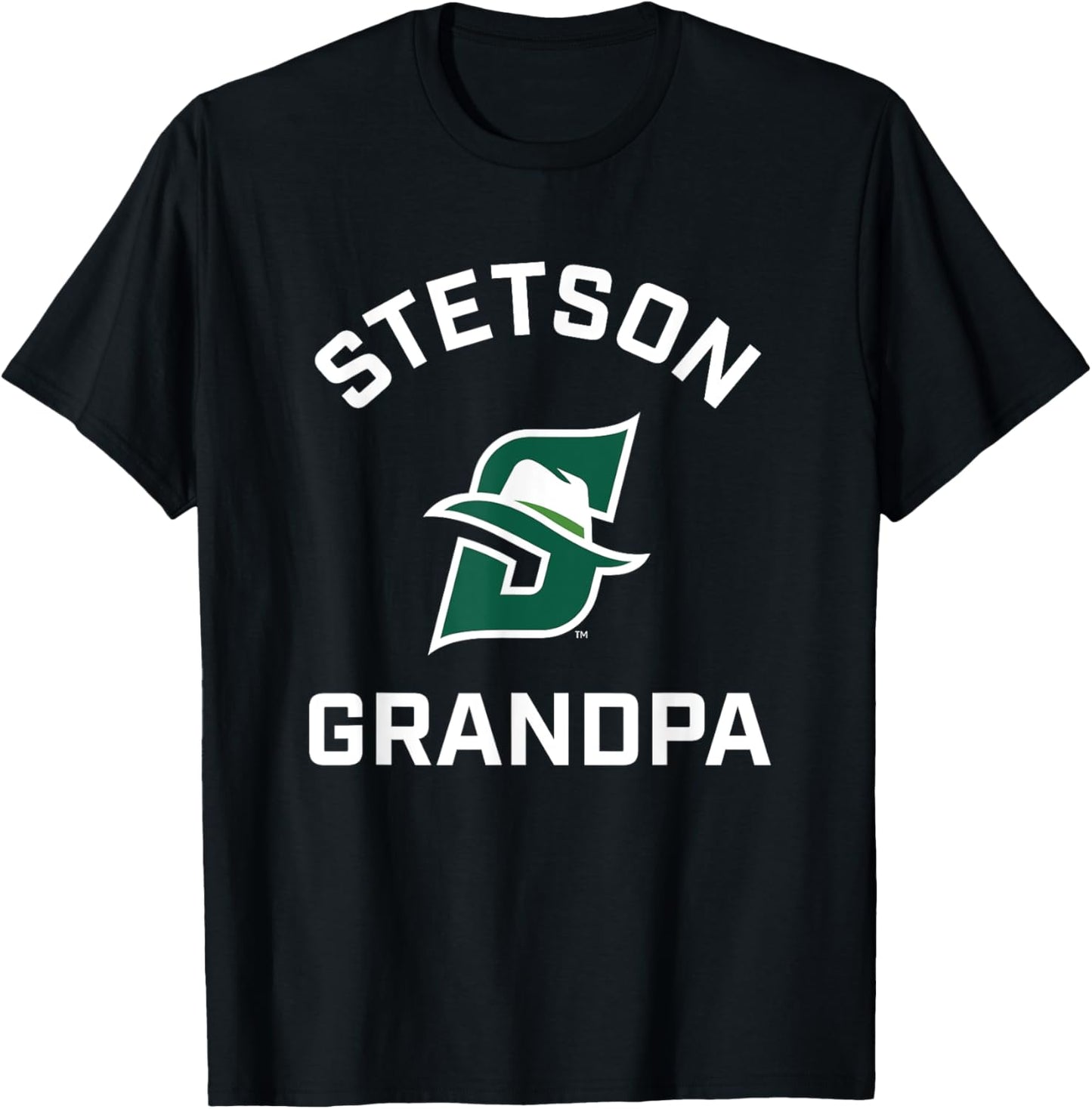 Stetson University Hatters Arched Grandpa T-Shirt - T-Shirt | Black