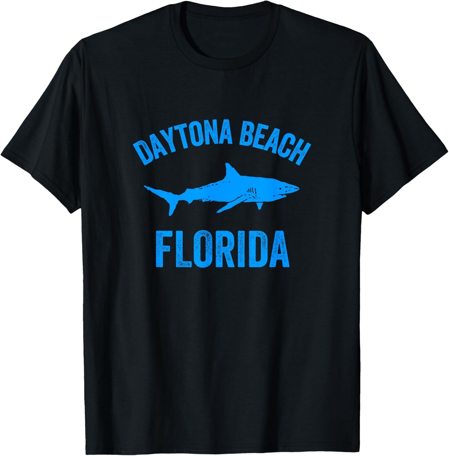 Daytona Beach Florida Shark | Daytona Beach Florida Vacation T-Shirt - T-Shirt | Black