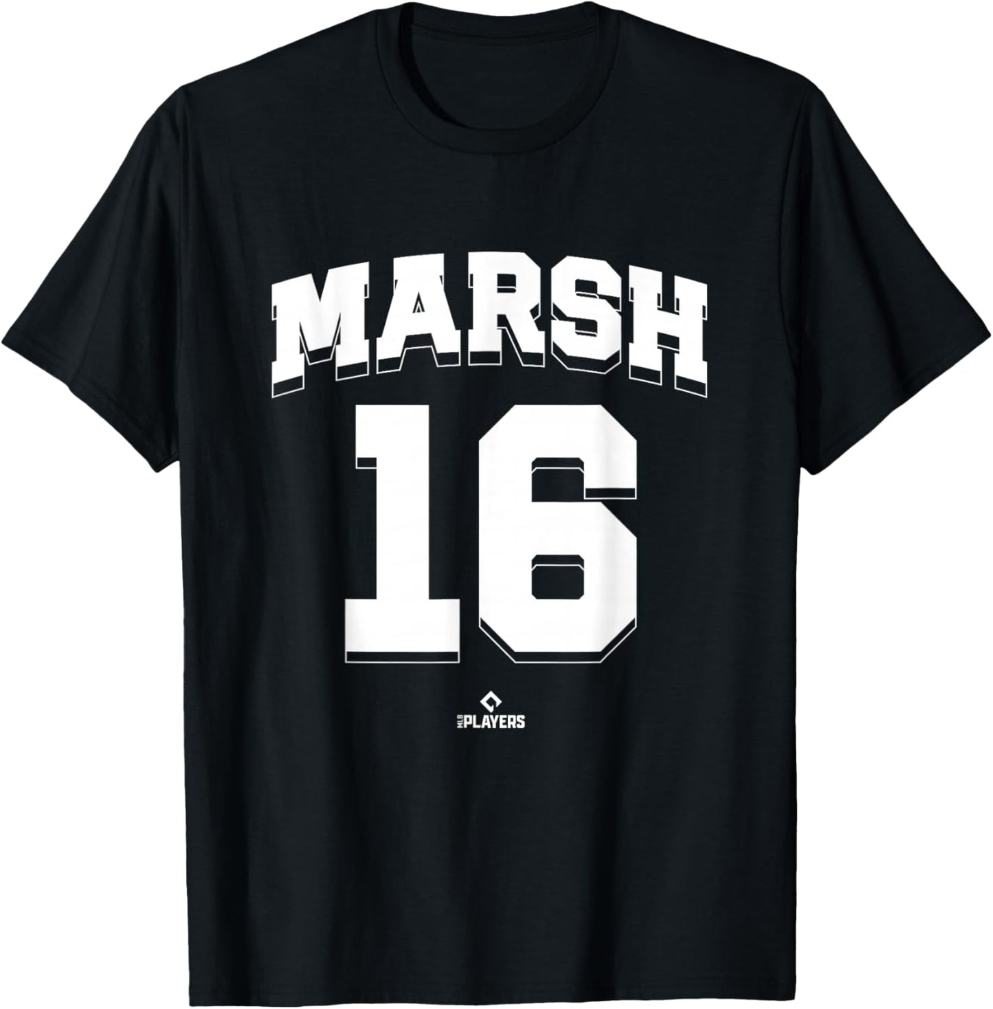 Brandon Marsh 16 Philadelphia MLBPA T-Shirt - T-Shirt | Black
