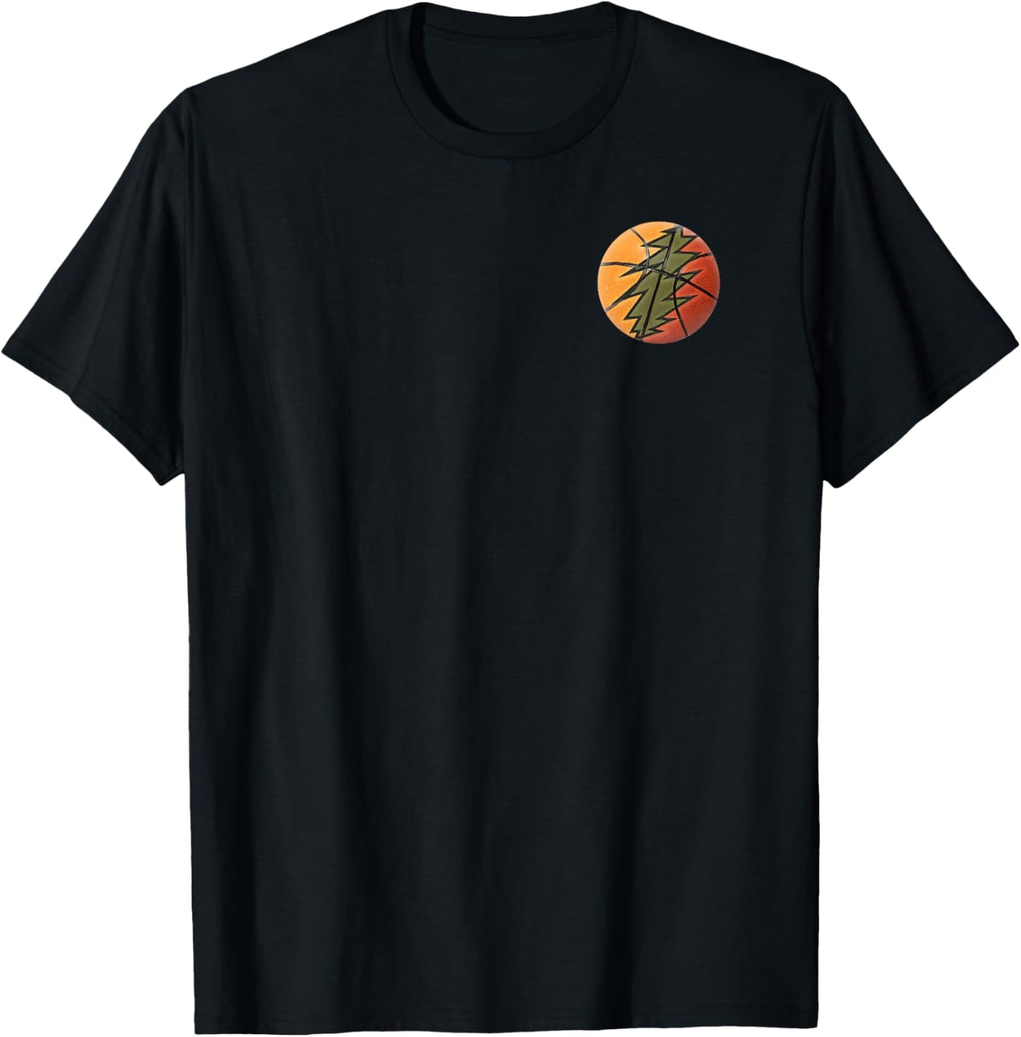 LT Basketball Bolt - Win for Lietuva by Lithuania Strong T-Shirt - T-Shirt | Black