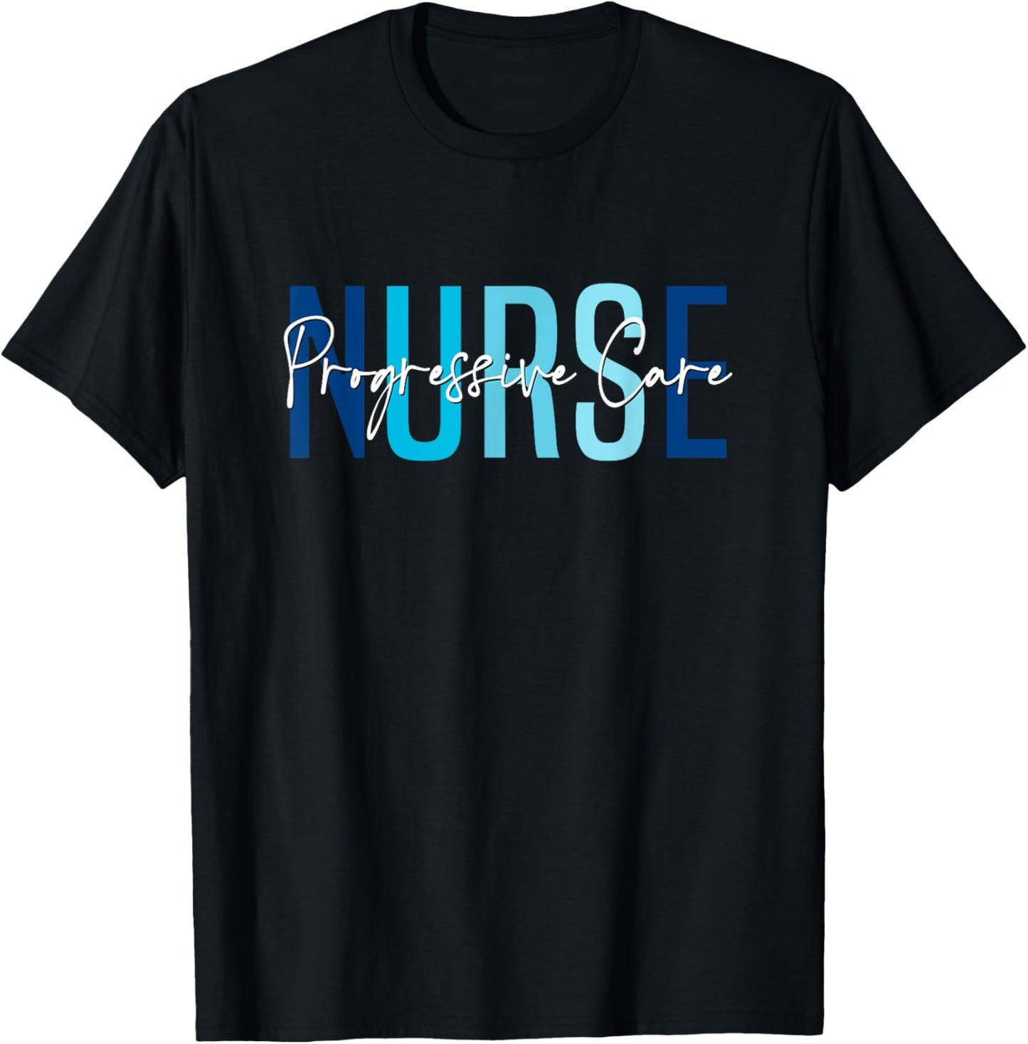 Vintage Progressive Care Nurse Progressive Care Unit Nursing T-Shirt - T-Shirt | Black