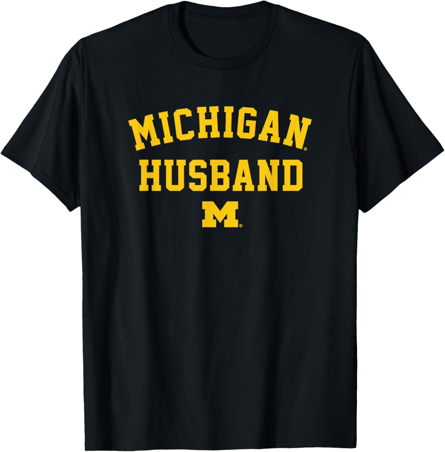University of Michigan Wolverines Michigan Husband T-Shirt - T-Shirt | Black
