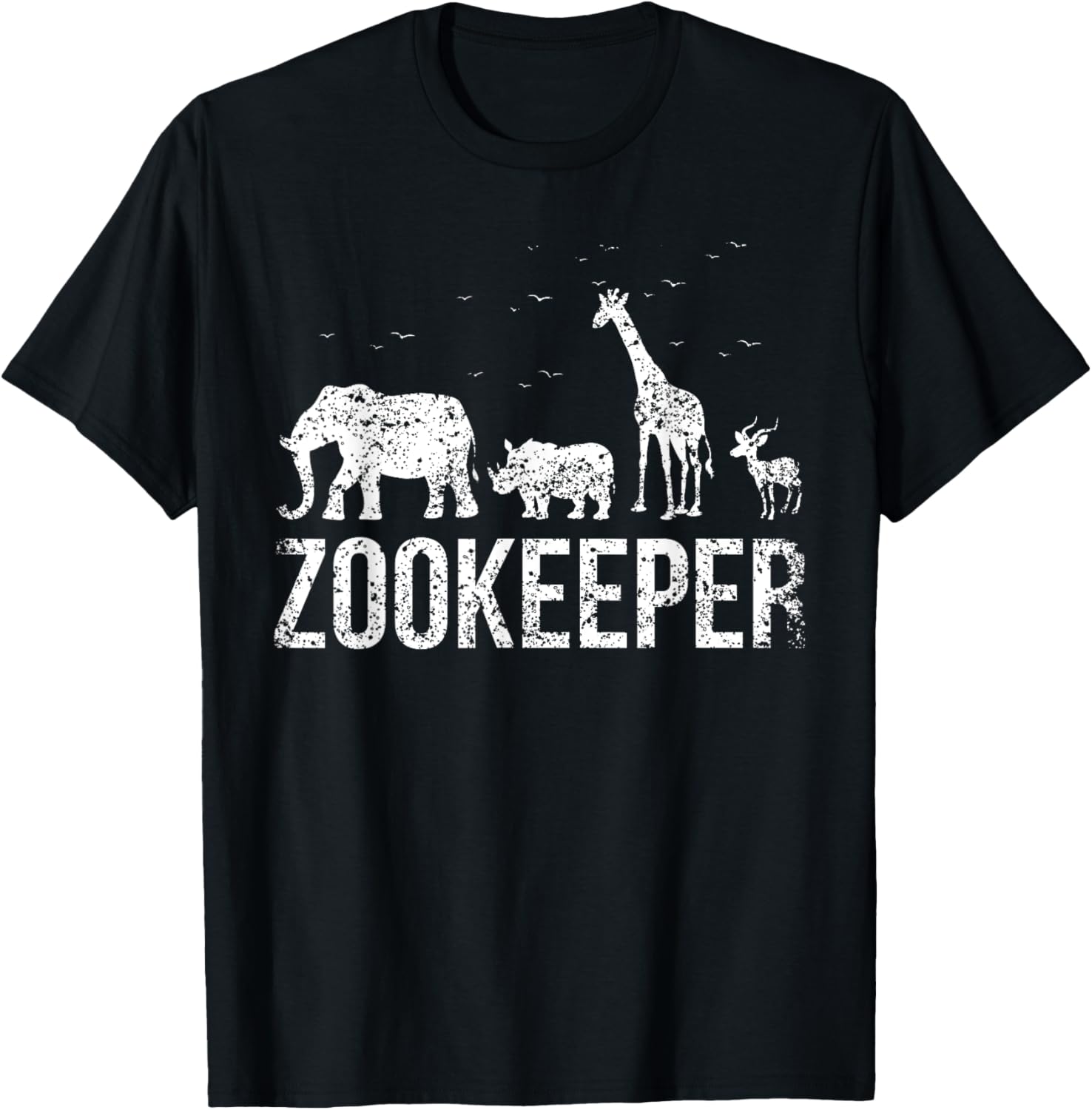 Zoo Keeper Zookeeper Zoos Zookeeping Keeping T-Shirt - T-Shirt | Black