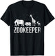 Zoo Keeper Zookeeper Zoos Zookeeping Keeping T-Shirt - T-Shirt | Black