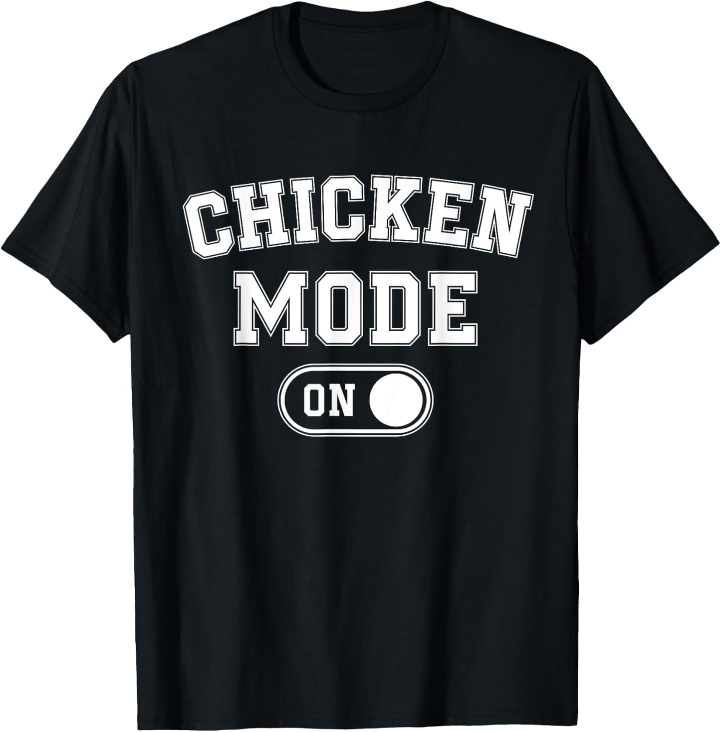 Chicken Mode On Costume Funny Farmer Gift Farm Animal Lover T-Shirt - T-Shirt | Black
