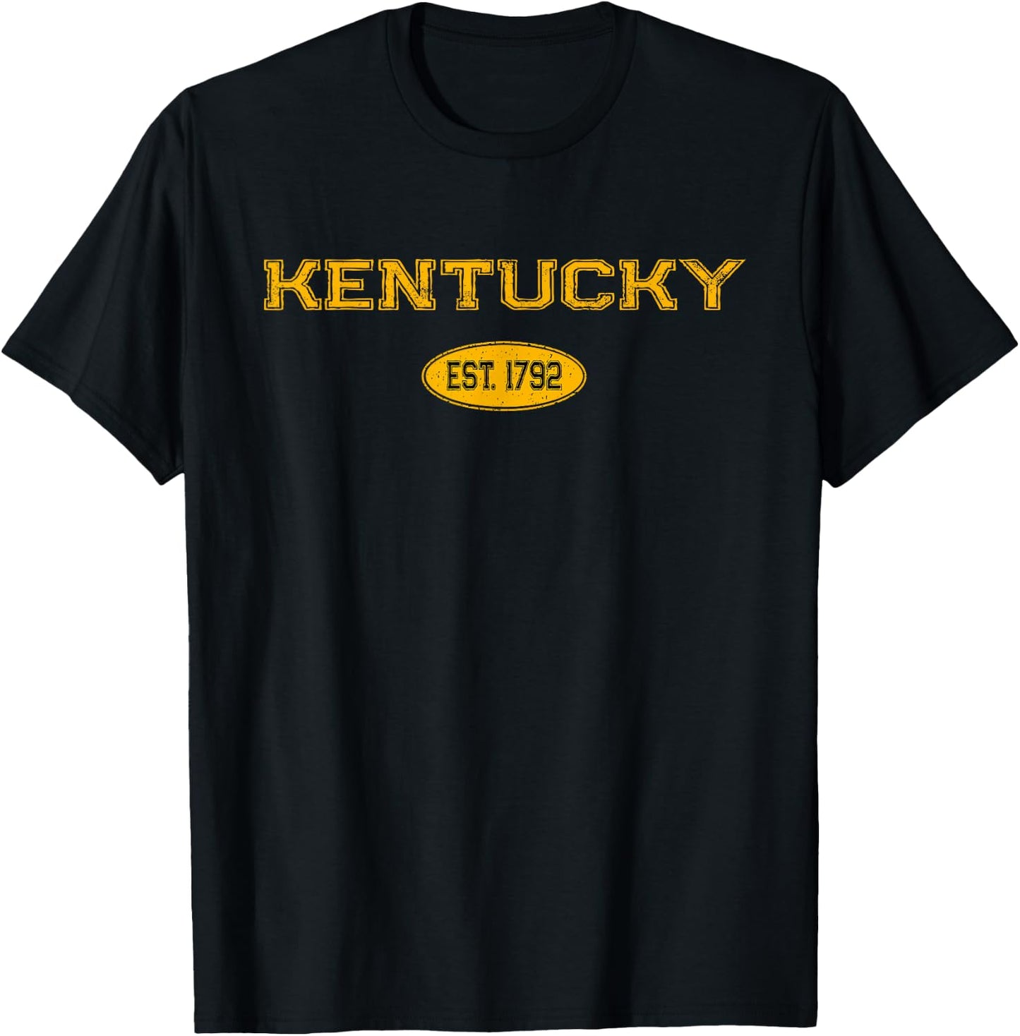 Kentucky KY Souvenir Love Vintage Established Est State T-Shirt - T-Shirt | Black