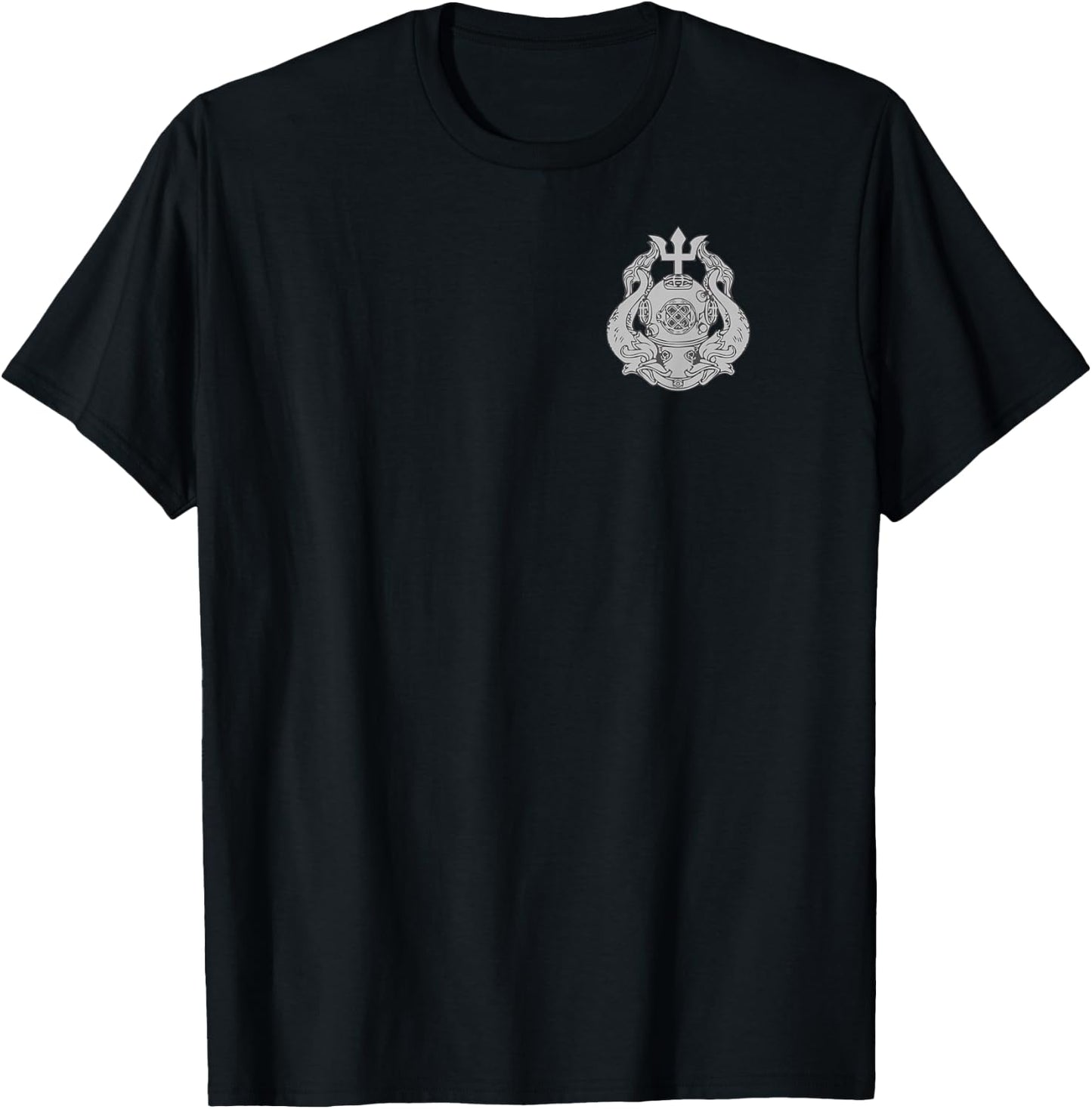 Master Diver Badge - US Army Engineer T-Shirt - T-Shirt | Black