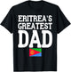 Flagcastle: Eritrea's Greatest Dad Fathers Day Eritrea Flag T-Shirt - T-Shirt | Black