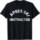 Apres Ski Instructor Funny Drunk Party Skiing Snowboarding T-Shirt - T-Shirt | Black