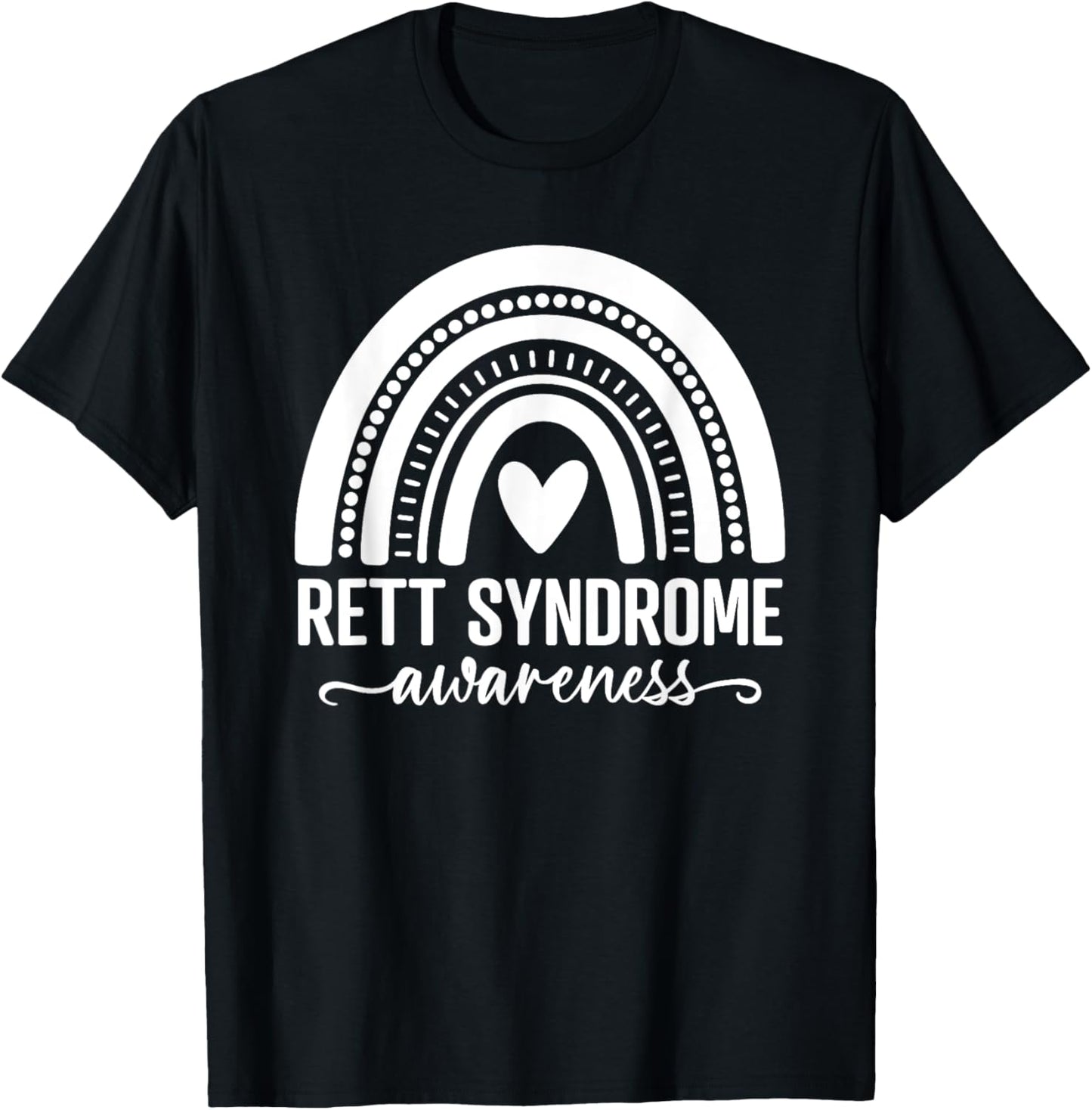 We Wear Purple Rett Syndrome Awareness Month T-Shirt - T-Shirt | Black