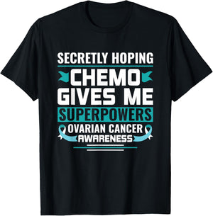 Ovarian Cancer Awareness Ovarian Cancer Warrior T-Shirt - T-Shirt | Black