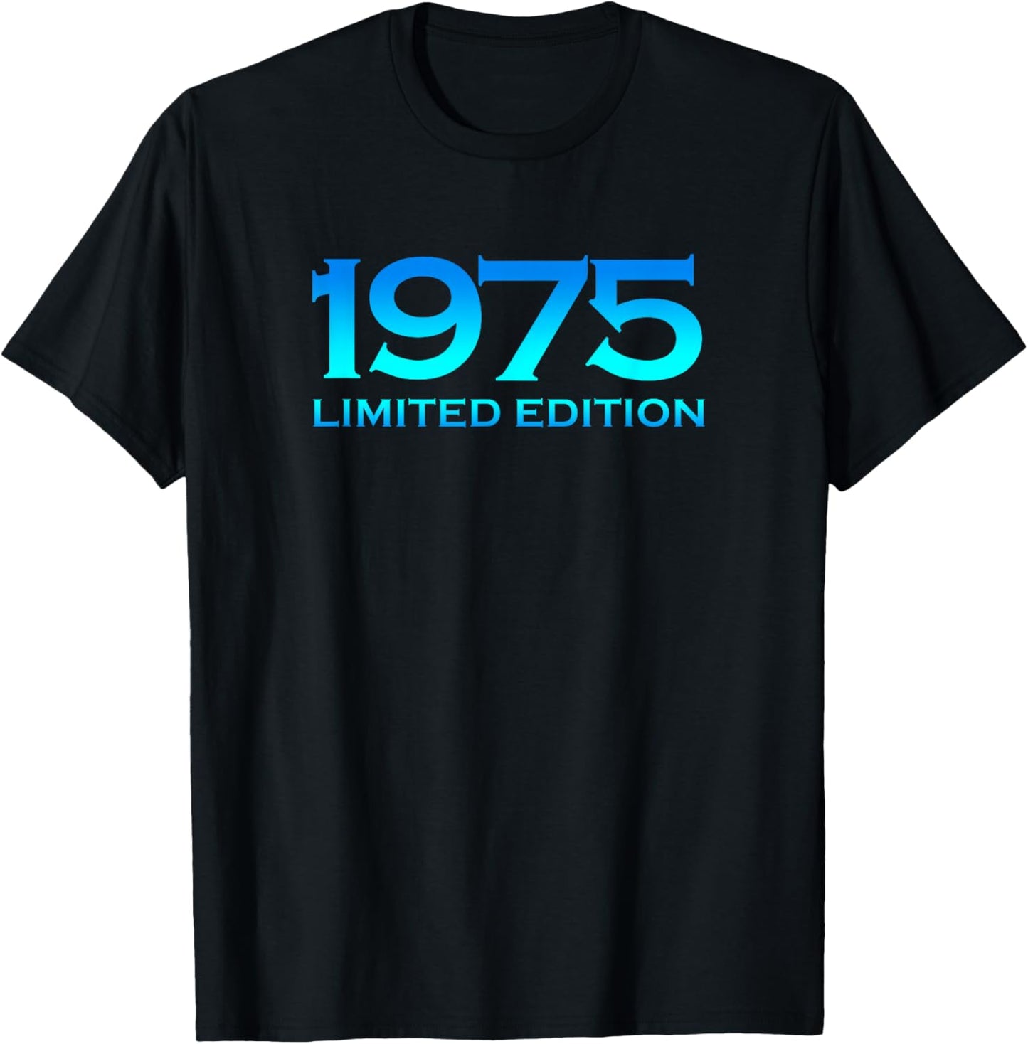 Ltd Edition 1975 50 Year Old Bday Men Women 50th Birthday T-Shirt - T-Shirt | Black