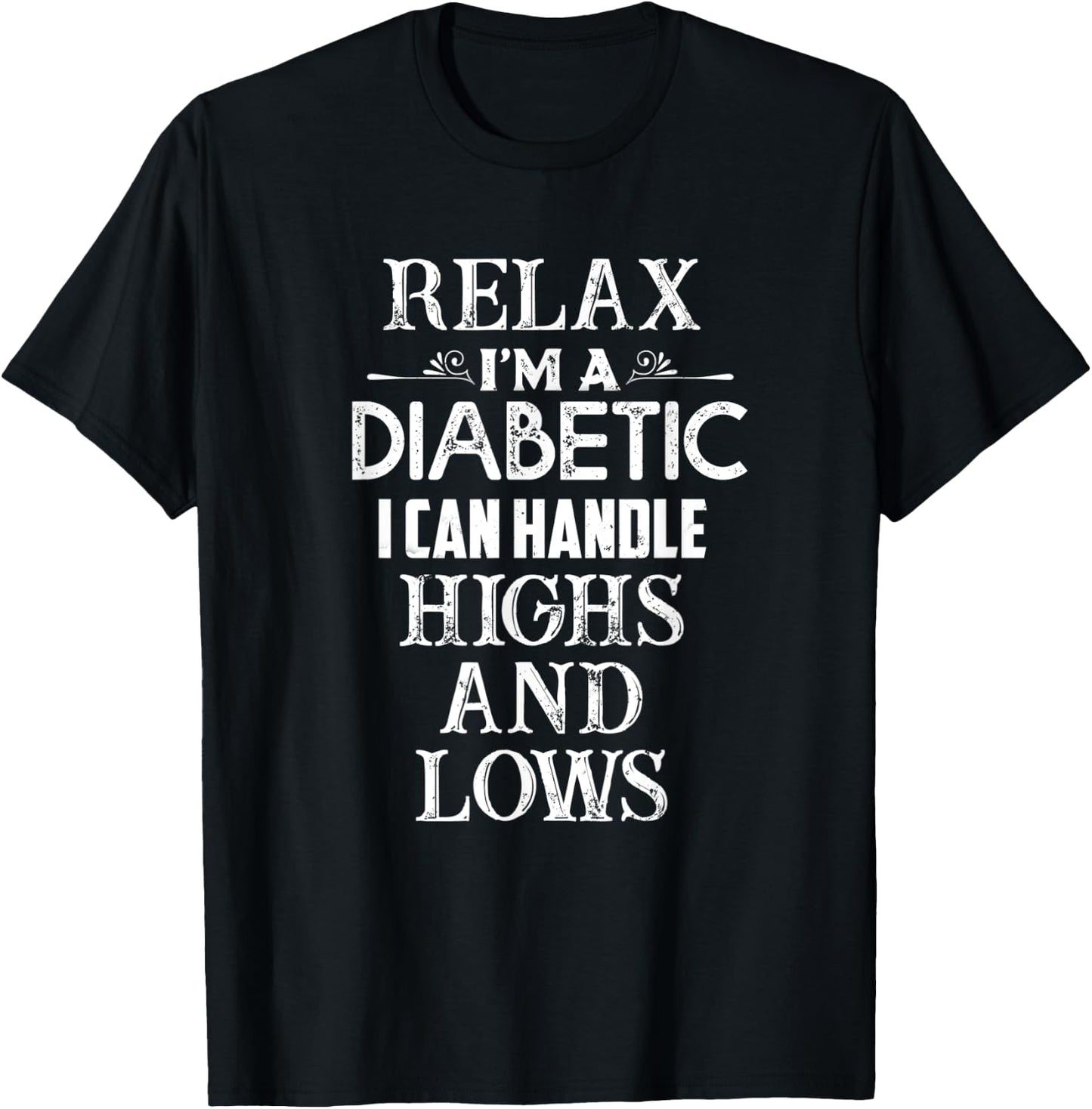 National Diabetes Awareness Month Funny Diabetic Blood Sugar T-Shirt - T-Shirt | Black