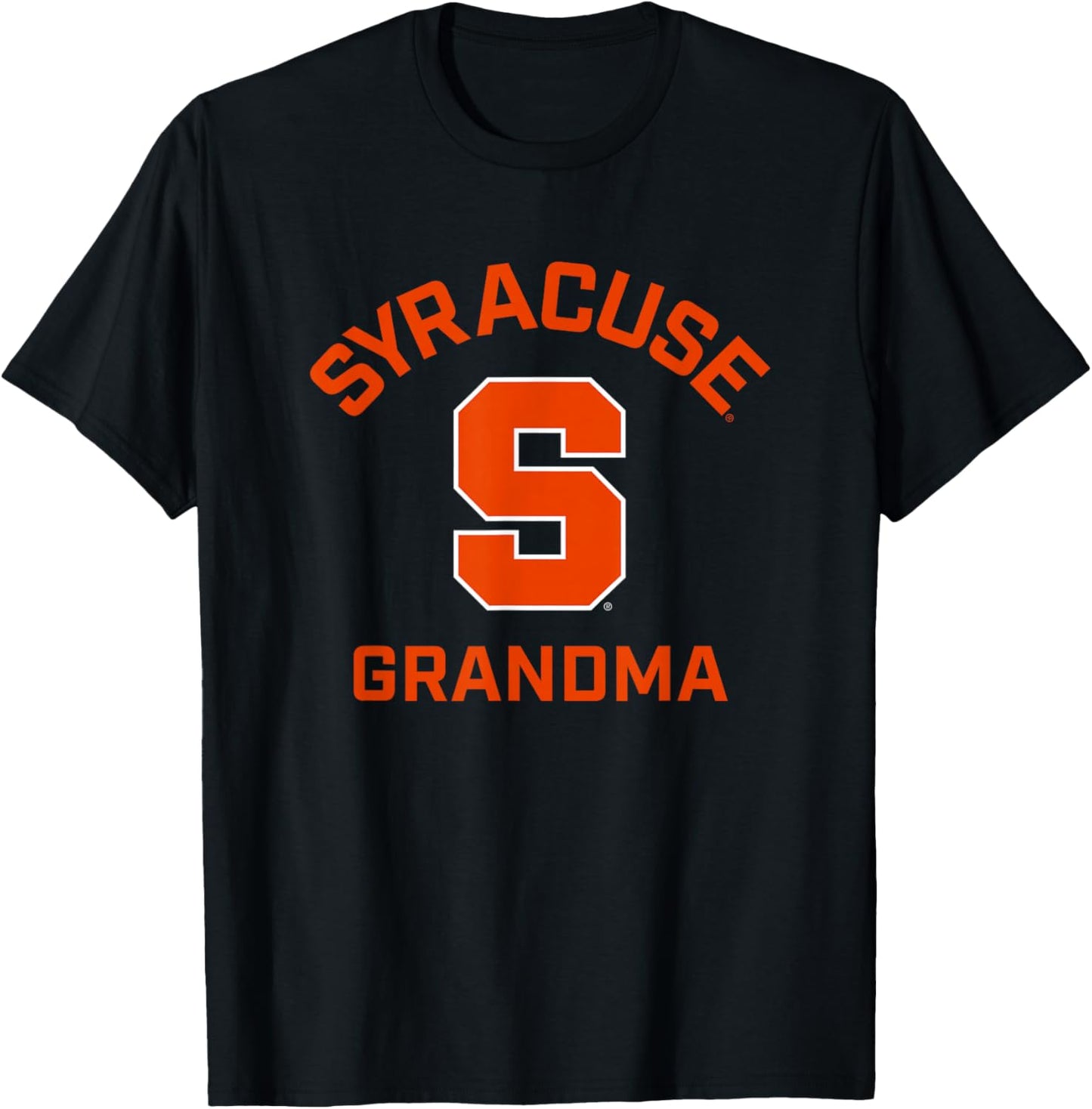 Syracuse University Orange Arched Grandma T-Shirt - T-Shirt | Black