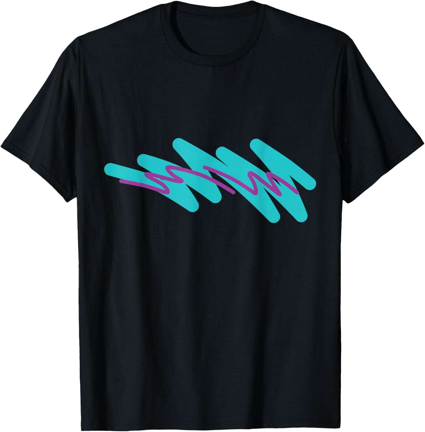 Nostalgic 90's Minimal Jazzy Paper Cup Vaporwave T-Shirt - T-Shirt | Black
