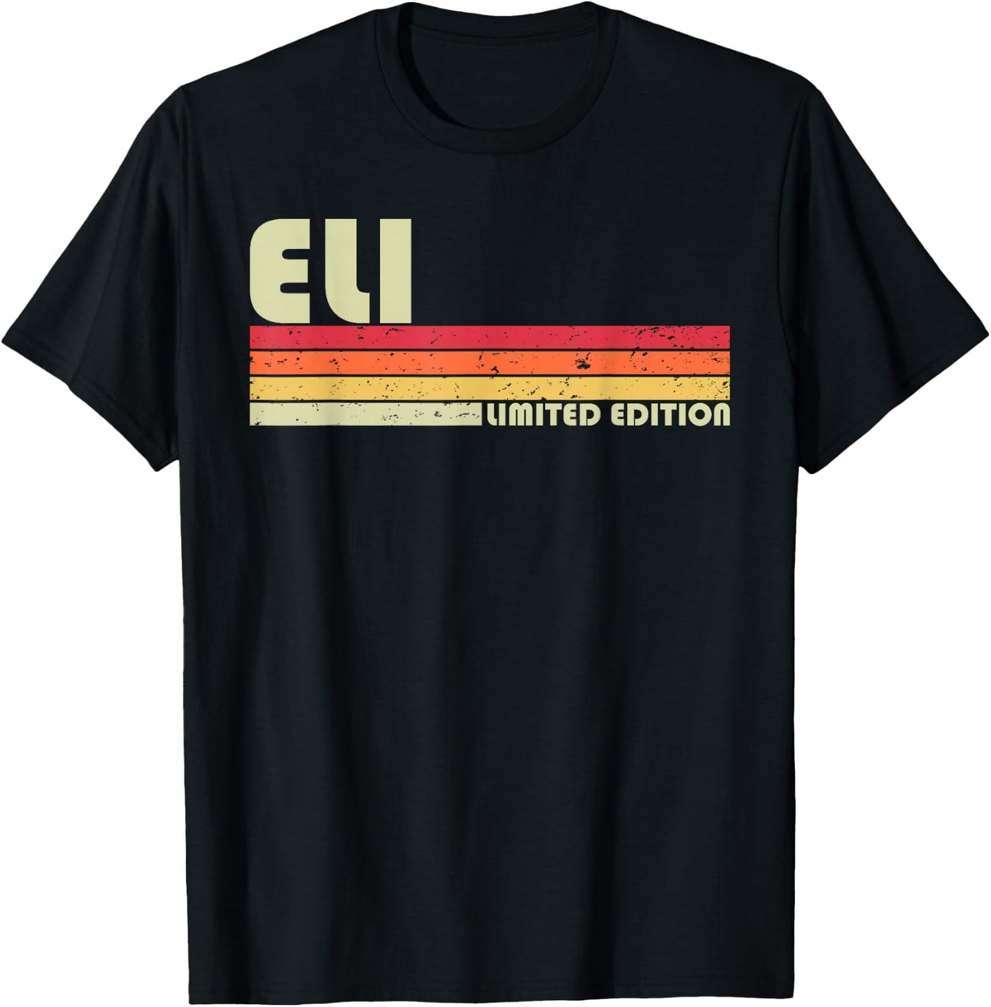 ELI Gift Name Personalized Funny Retro Vintage Birthday T-Shirt - T-Shirt | Black