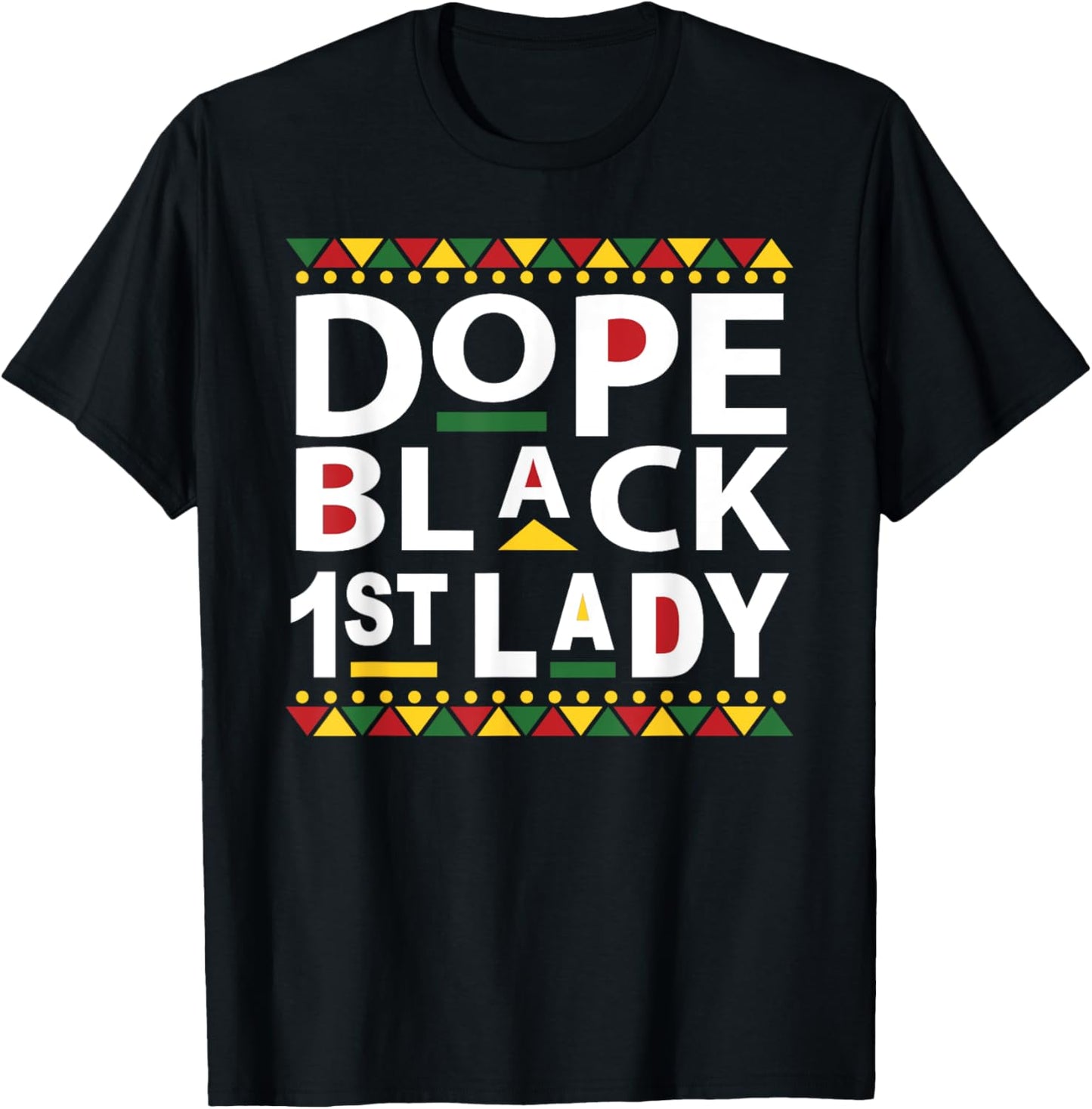 Black Pastor's Wife First Lady Black History Month Gift T-Shirt - T-Shirt | Black