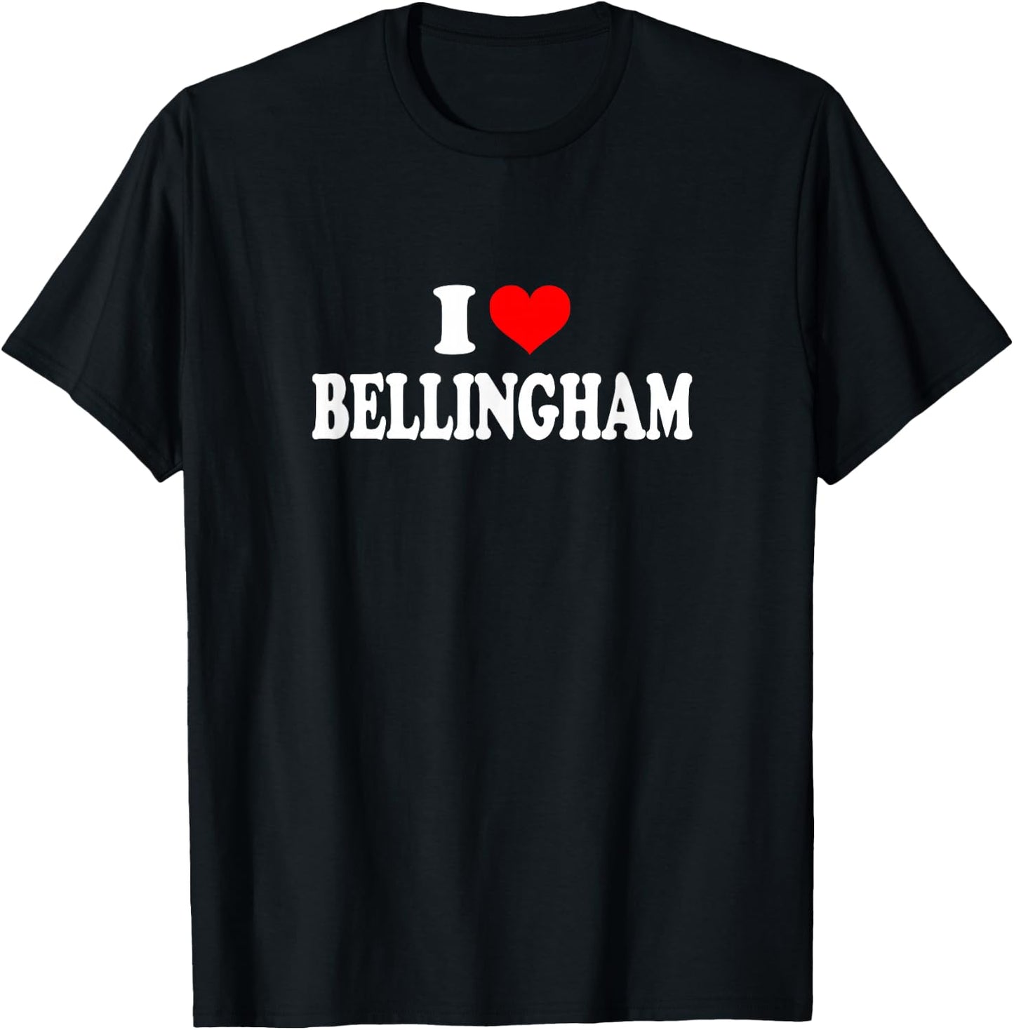 Bellingham - I Love Bellingham Small T-Shirt - T-Shirt | Black