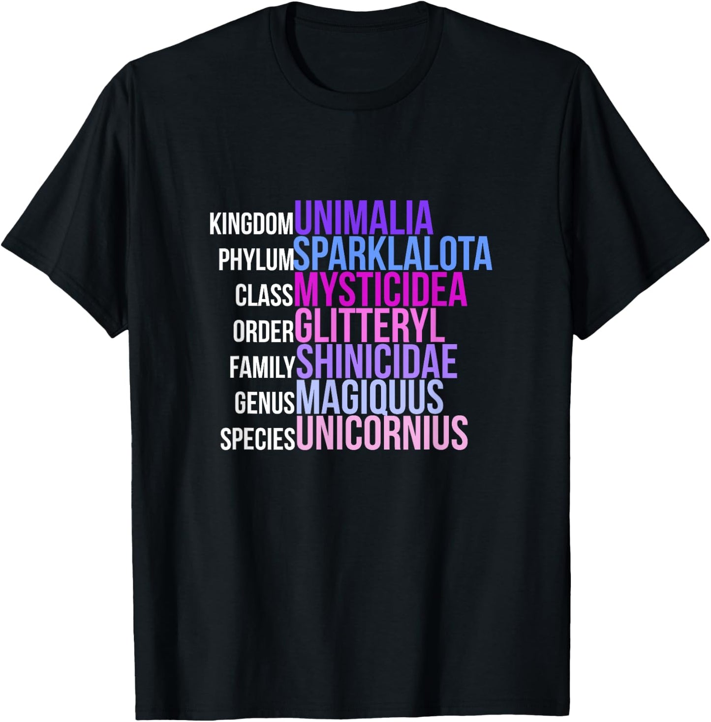 Unicorn Science - Magical Mystic Unicorn Biology T-Shirt - T-Shirt | Black