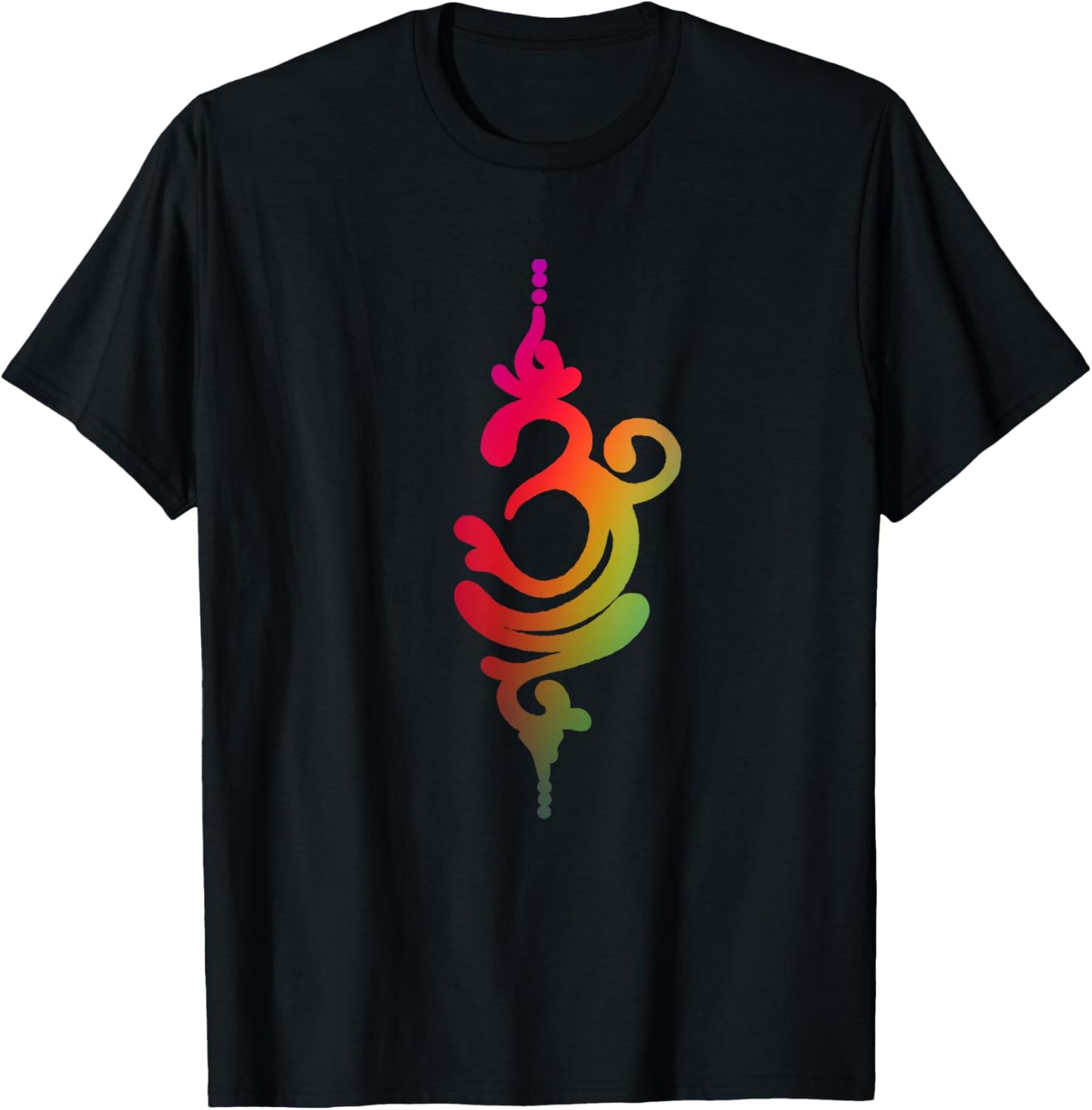 Breathe Symbol Meditation Yoga Chakra Mindfulness Hinduism T-Shirt - T-Shirt | Black