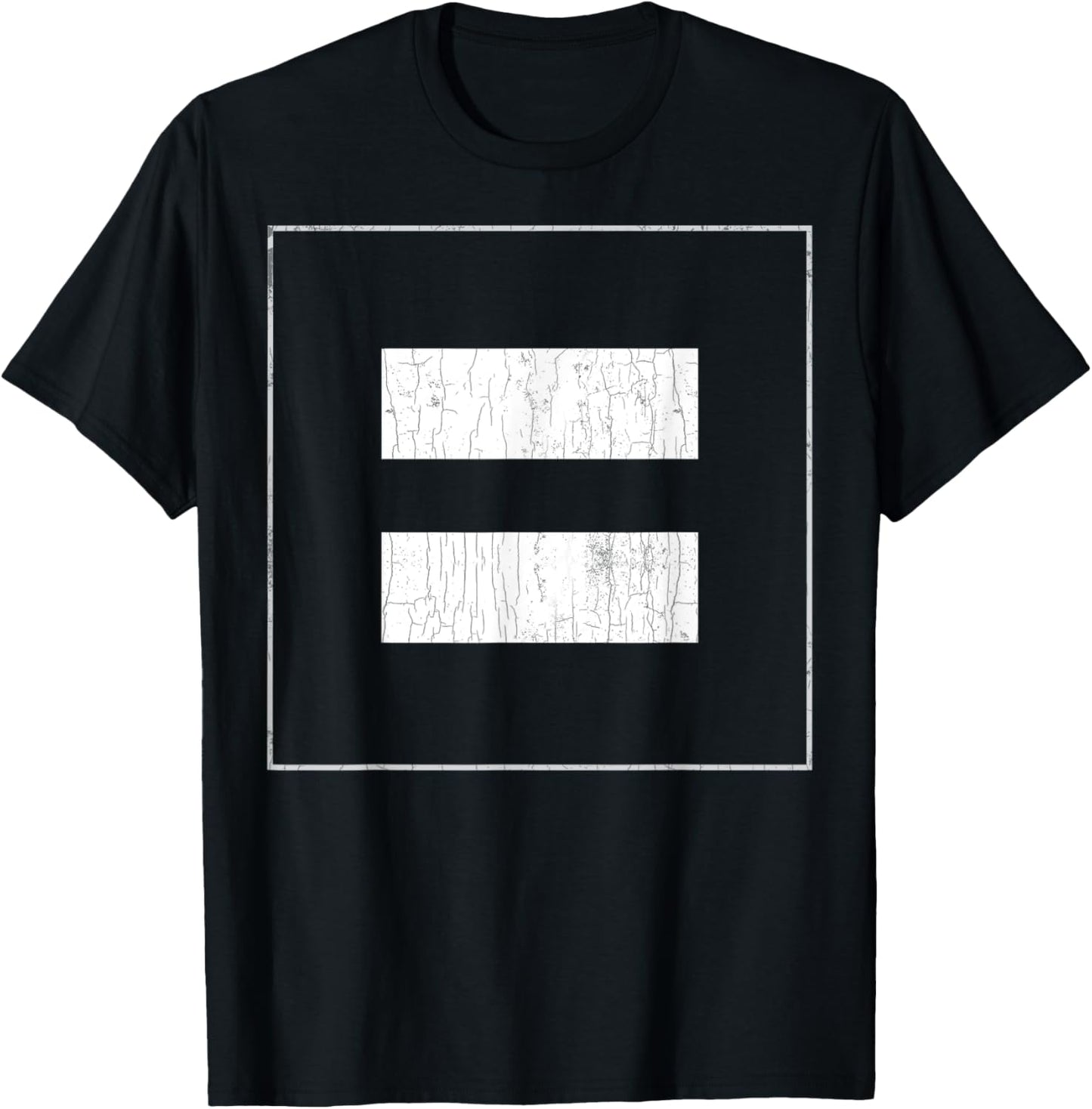 Equal Sign Human Rights Equality Graphic T-Shirt - T-Shirt | Black