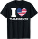 I love Walterboro I heart Walterboro T-Shirt - T-Shirt | Black