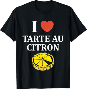 Humor Lemon Pies Cake i Love Lemon Pie T-Shirt - T-Shirt | Black