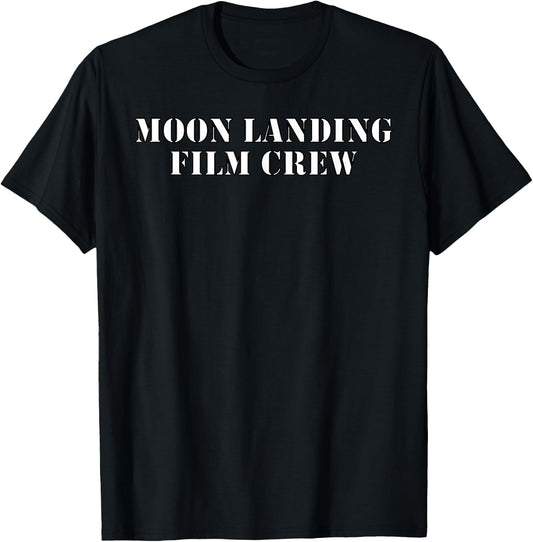 Moon Landing Film Crew T-Shirt - T-Shirt | Black
