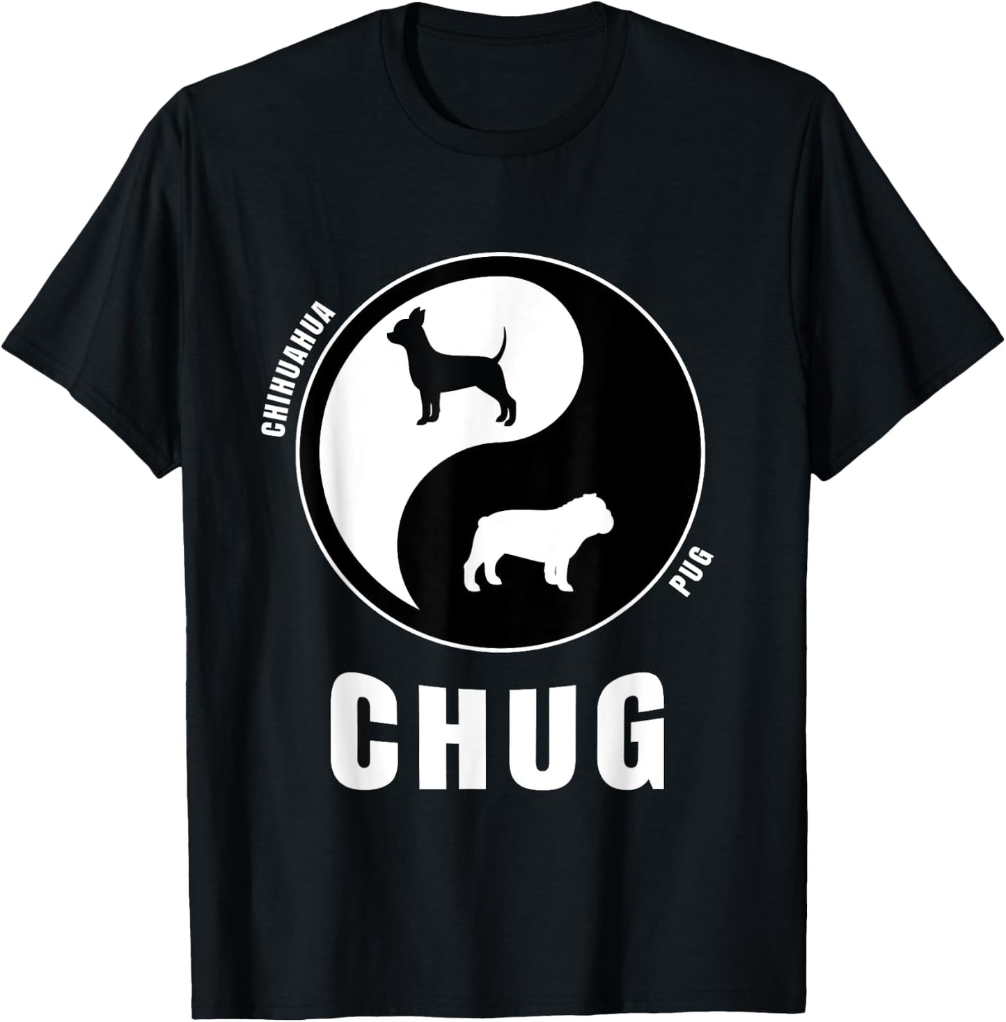Chug Dog Shirts Adult Black Cotton Small Chug Dog Owners & Breeders T-Shirt - T-Shirt | Black