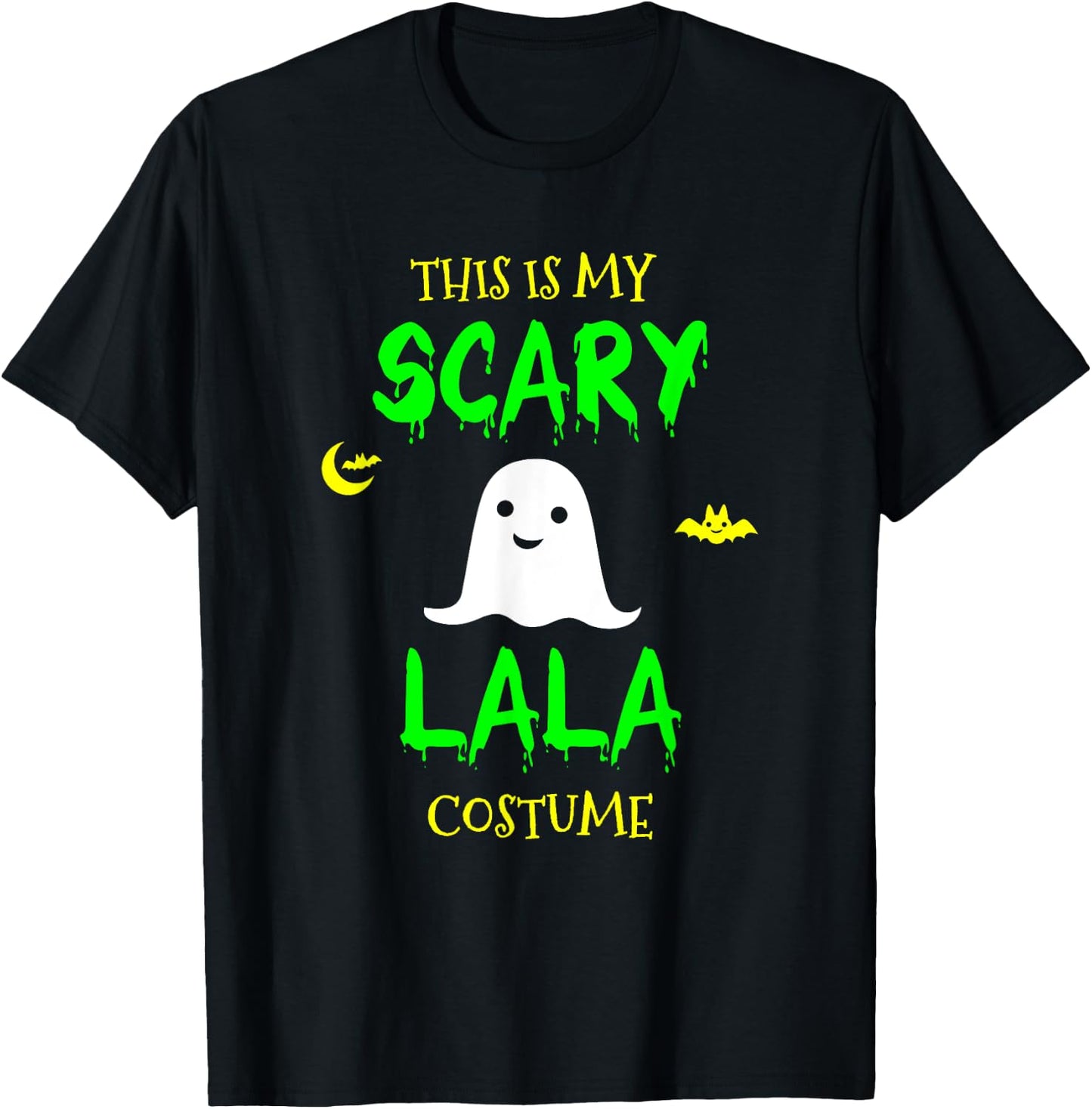 This Is My Scary Lala Costume Halloween Lazy Easy T-Shirt - T-Shirt | Black