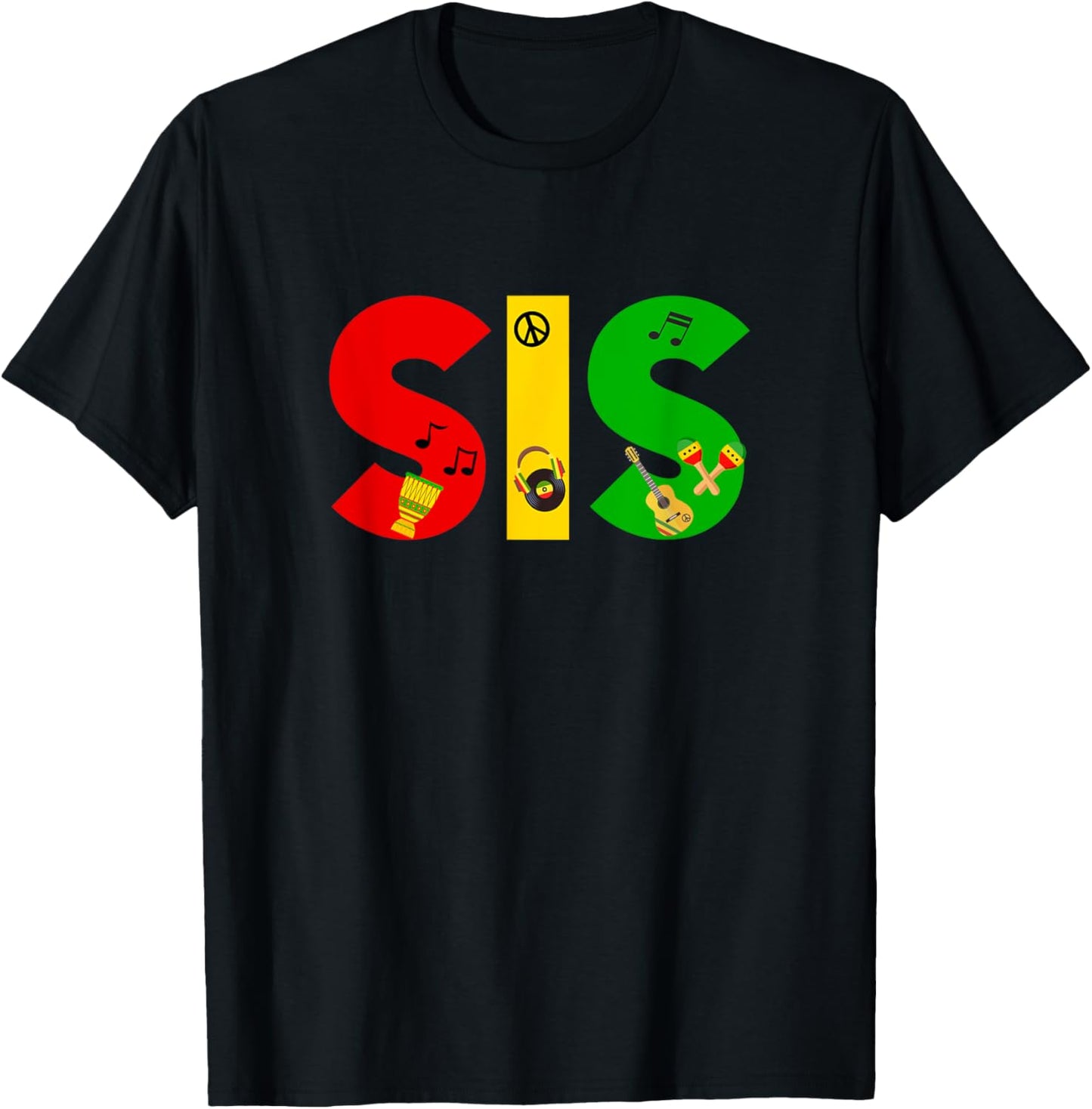 1st Birthday Jamaica King Party Theme Outfit One Year Old T-Shirt - T-Shirt | Black