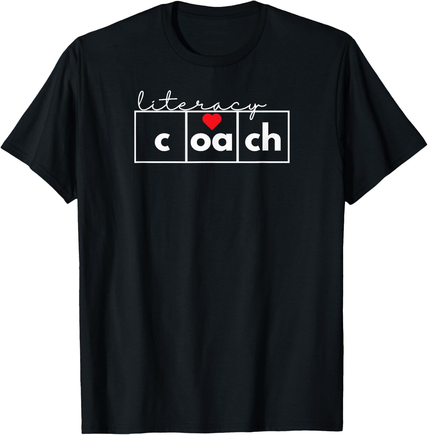 Literacy Coach Science of Reading T-Shirt - T-Shirt | Black