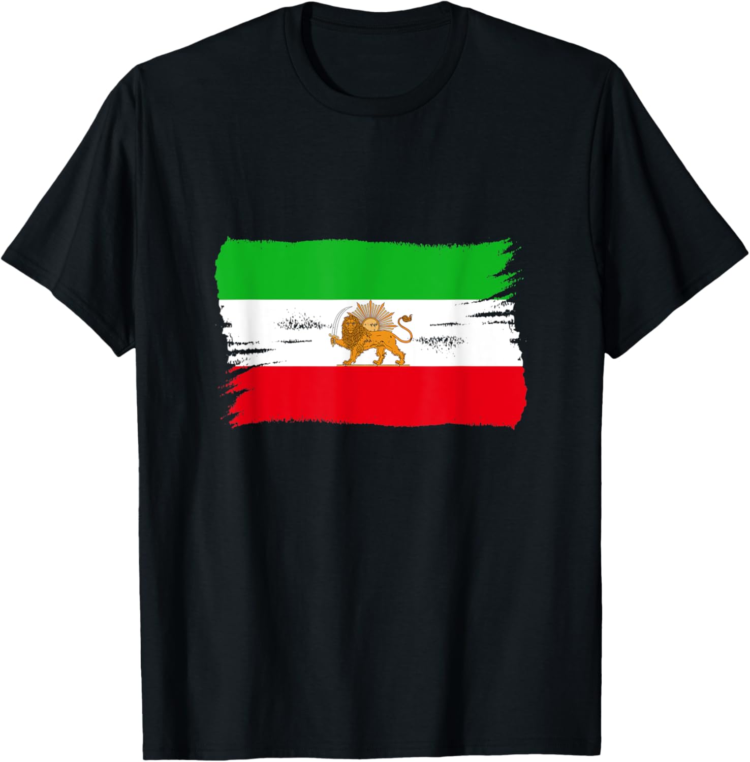Vintage Old Persian Lion Iran T-Shirt - T-Shirt | Black