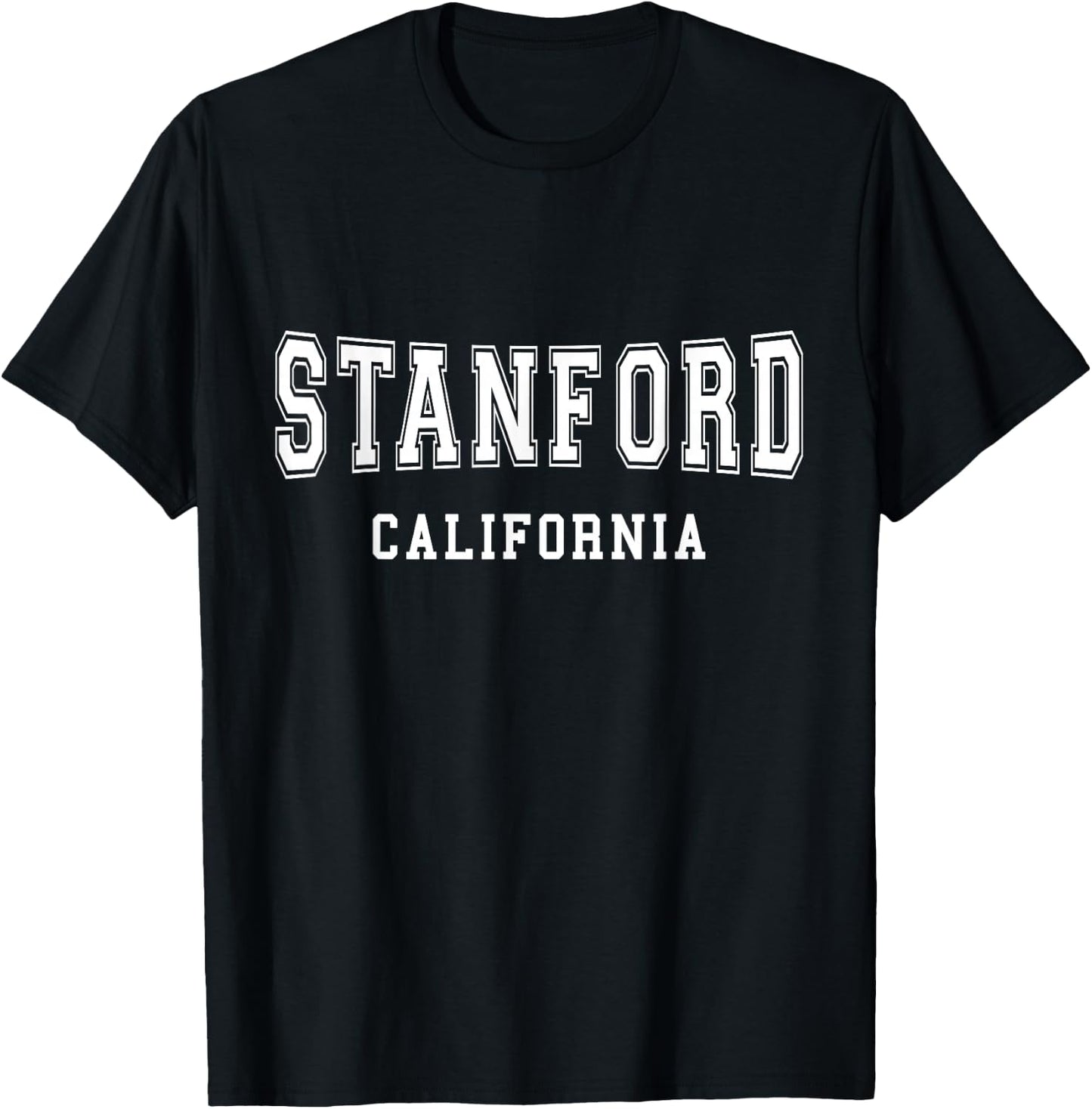 Vintage Stanford California - Throwback Design - Classic T-Shirt - T-Shirt | Black