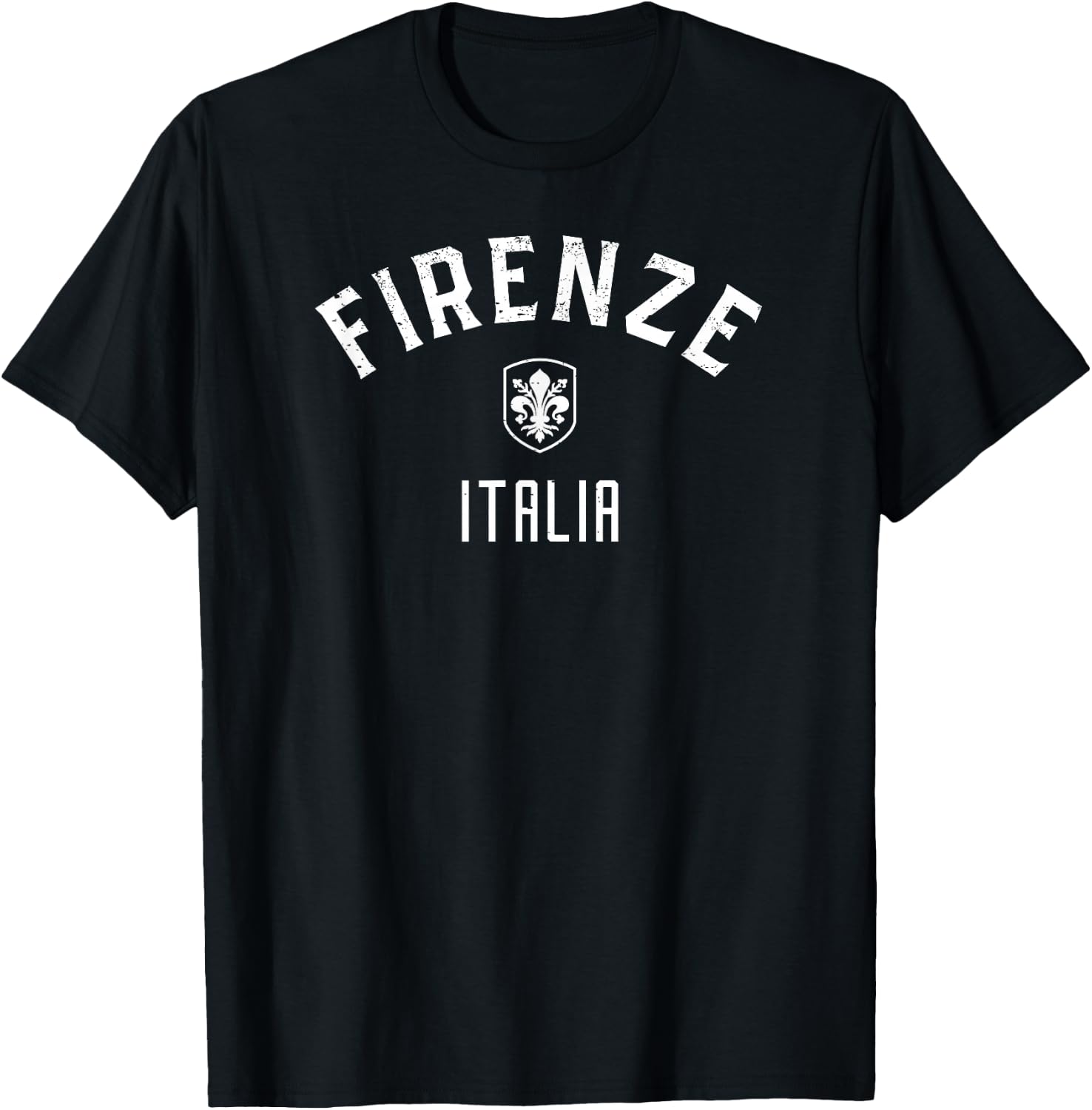 Firenze Italia - Florence Italy Coat of Arms T-Shirt - T-Shirt | Black