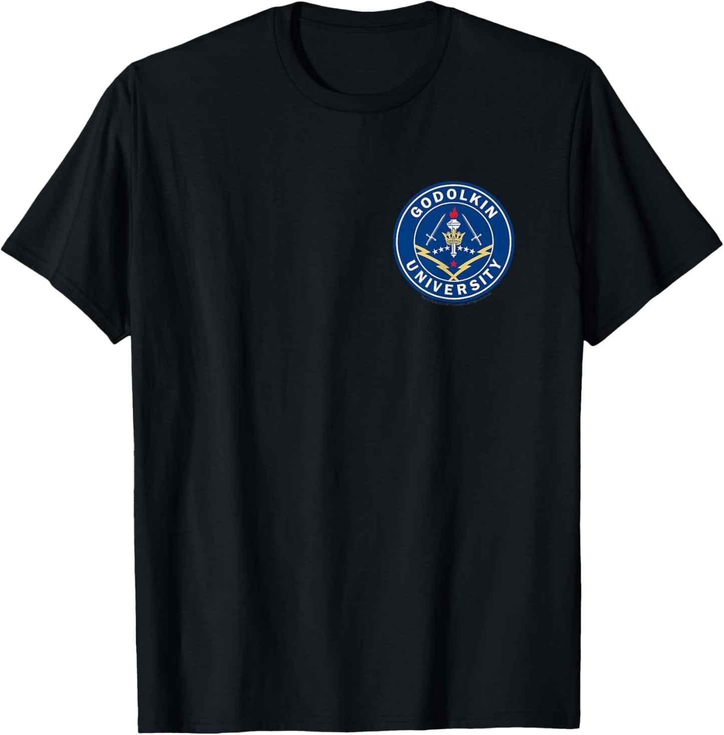 Gen V Pocket University Seal from the world of The Boys T-Shirt - T-Shirt | Black