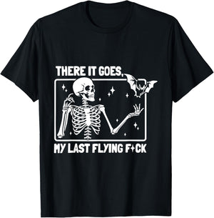 And There It Goes My Last Flying F-uck Funny Saying T-Shirt - T-Shirt | Black