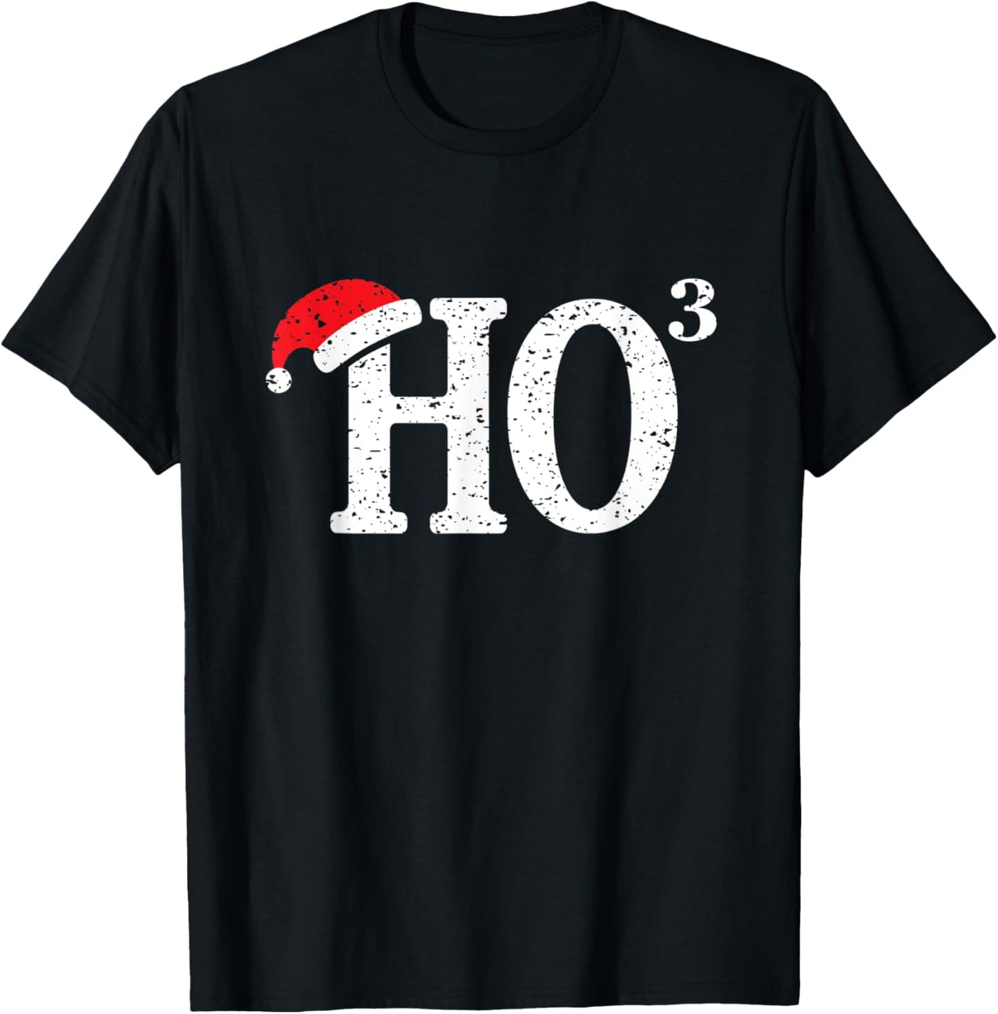 Funny Ho Ho Ho Math Teacher HO3 Christmas T-Shirt - T-Shirt | Black