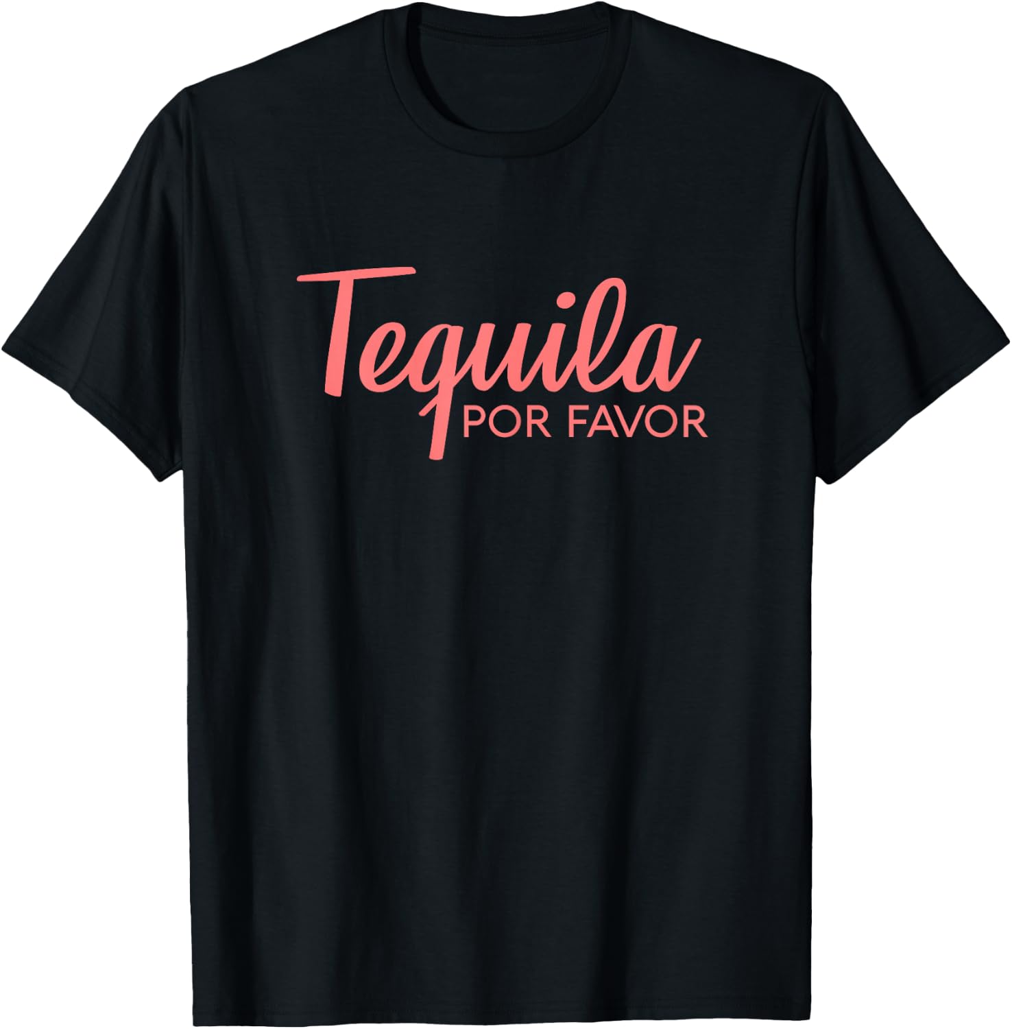 TEQUILA POR FAVOR Shirt | Cinco De Mayo Drinking T-Shirt - T-Shirt | Black